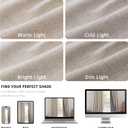 NICETOWN 100% Blackout Linen Curtains 90" Long for Bedroom, Thermal Insulated Living Room Curtains with Liner, Farmhouse Style Linen Blend Window Draperies for Dining Room (2 Panels, 52" W, Natural)