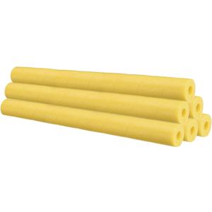 PATIKIL Pipe Insulation Foam Tube, 6Pcs 25" Lx1 IDx0.75 T No Adhesive Pole Wrap Pipe Cover Pool Noodles Multi-Purpose Soft Foam Tubing for Handle Outdoor Swimming Pool, Water Pipes, Yellow