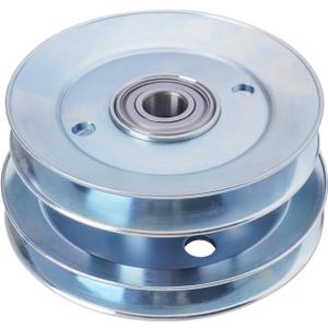 AM133924 Double Deck Drive Belt Tightener Pulley Replaces AM127594 AM125668 Compatible with LT170 LX255 LX266 LX277 LX280 LX289 GX255 GX325 GX335 GX345 GX355, with 48" 54" Decks