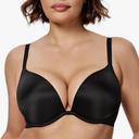 Wingslove Women's Push Up Bra Deep V Plunge Underwire T-Shirt Bra Multiway 2 Cups Up Size 36D