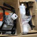 Gas Powered Post Hole Digger Earth Auger - 72cc 4-Stroke Engine with 4"/6"/8"/12" Drill Bits & 8"/12"/20" Extension Rods for Farmland, Garden, Planting