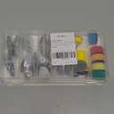 POLIWELL 191 PCS 1 Inch Sanding Discs Hook and Loop 60 to 10000 Wet Dry Sandpaper with 1/8" Shank Backing Pad,Polishing Pads and Interface Pad for Drill Grinder Rotary Tools and Wood Metal Jewelry