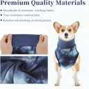 Recovery Suit for Dogs, Dog Onesie Suit for Post-Surgical, Dog Recovery Suit, Dog Clothes for Abdominal Wounds and Skin Conditions, Blue, Small