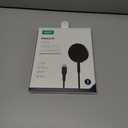 ESR for MagSafe Charger, 2 Pack Wireless Charger for iPhone 17/16/15/14/13/12,AirPods 4/3/Pro 2/Pro, Galaxy S25 Strong Magnetic Lock,Reinforced Braided Nylon A/C Cable, Silver