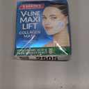 Stylia MaxiLift V-Line Lifting Collagen Face Mask - Double Chin Strap - Jawline Shaper - Neck Firming and Tightening Mask with Hyaluronic Acid & Aloe Vera - Chin Strap for Sleeping, 5 Count 