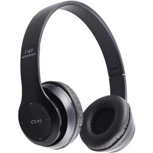 Upgraded Hybrid Active Headphones with Transparent Modes Playtime Wireless Bluetooth with Mic, Deep Bass Soft-Earpads Fast Charging-Black