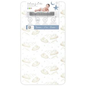 Dream On Me Twilight 5” 88 Coil Inner Spring Crib And Toddler Mattress, Greenguard Gold Certified, Waterproof Vinyl Cover, Made In The U.S.A, Support And Comfort
