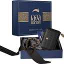 MARYAM Luxury Designer Genuine Leather RFID wallets for women, The best black credit card holder for women, the most beautiful wristlet keychain wallet women, THE women wallet you are looking for!