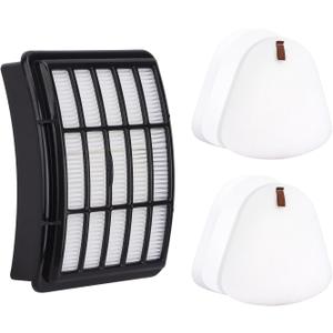 for Shark Navigator Vacuum Filter Replacement: Compatible with SHARK Navigator Lift Away NV350 NV351 NV352 NV355 NV356E NV360 UV440 UV540 CU500 XFF350 XHF350 Filter, 1+2 Pack