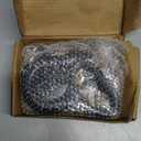 Fida Retractable Dog Leash, 16 ft Dog Walking Leash for Small Dogs up to 26 lbs, 360° Tangle Free, Black