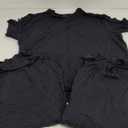 COLORFULLEAF Men's Crew Neck Undershirts Bamboo Short Sleeve Tees Slim-fit T-Shirts (Black, XL)