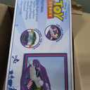Disney Pixar Toy Story Wooden Tabletop Air Hockey Game, 2-Player, Ages 4+ | Built-In Airflow Creates Real Arcade-Style Play, Includes 2 Pushers, Puck and Score Counters, Requires 3 AA Batteries