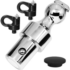 Upgraded 60692 Puck System 2-5/16 Gooseneck Hitch Ball Kit, 30000 lbs GTW, 7500 lbs VTW, Compatible with 2013-2024 Ford F250 F350 F450, 2016-2024 Chevrolet Silverado, GMC Sierra & Nissan Titan XD