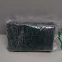 Smiry Luxury Chenille Toilet Rugs U-Shaped 20x20, Soft Absorbent Non-Slip Contour Bathroom Rugs for Toilet, Machine Washable Contoured Bath Mats, Green