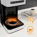 REVOTRA 12 Cup Programmable Coffee Maker, Hot and Iced Coffee Makers, Regular & Strong Brew Drip Coffee Machine, 1-4 Cup, 24H Timer, Auto Shut-Off, Keep Warm, Pause & Serve