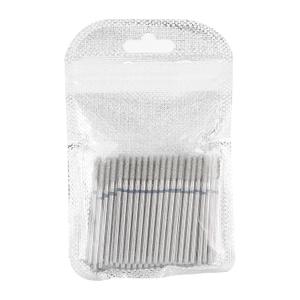 Practical Nail Drill Bits, 50Pcs Nail Polishing Grind Head Replacement Accessory Manicure Tool For Acrylic Gel Nails Cuticle Clean Pedicure (M-2.35mm)