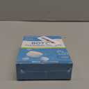 Zubebe 2 Pcs Prelit Poinsettia Christmas Garland with String Lights Glitter Holly Leaves Berries Remote Timer 8 Modes 6.5 ft Lighted Flower Garland Battery Operated Indoor Outdoor Decor (Navy Blue)