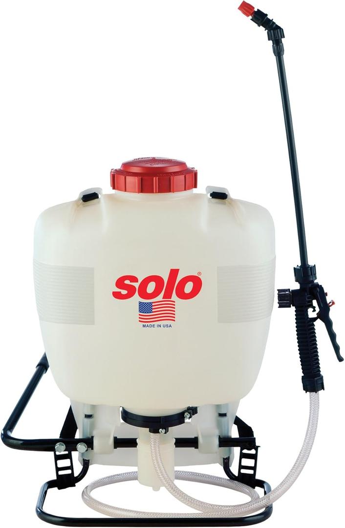 SOLO 425 4-Gallon Piston Backpack Sprayer, Wide Pressure Range up to 90 psi