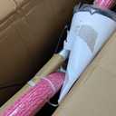 JOYSTAR 20 Inch Kids Bike Freestyle BMX Bikes for 6-10 Years Boys Girls and Beginner Riders, 20 Inch Bikes with Pink Tires, White Frame