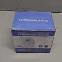 Smoke Detector Carbon Monoxide Gas Alarm, Fire Carbon Monoxide (CO) Detector 2 in 1 with Digital Display and Sound Light Alarm, Battery Operated Suitable for Bedroom Warehouse Kitchen or RV Travel 2Pcs