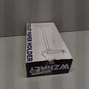 Black Toilet Paper Holder Stand, Matte Black Toilet Paper Holder Free Standing, Post Pivoting Design & Stable Weighted Base SUS304 Stainless Steel for Bathroom(Mega Roll) (22"H - No Storage)