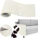 Cat Scratch Couch Furniture Protector, Adhesive Cat Scratch Pad Deterrent for Furniture, DIY Climbing Cat Scratcher Couch Protector from Cat Claws Scratching for Indoor (OffWhite, 78.7x15.8Inch)