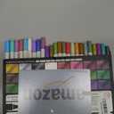 ARTISTRO 24 Metallic Dual-Tip Acrylic Paint Markers - Brush + Fine Tip Combo - Multi-Surface Shiny Paint Pens