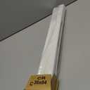 DEZ FURNISHINGS Cordless 1" Light Filtering Cellular Shade, 31"W x 64"H, Cream