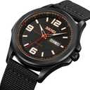 SKMEI Men's Digital Sports Watch 50m Waterproof LED Military Multifunction Smart Watch Stopwatch Countdown Auto Date Alarm (All-Black)