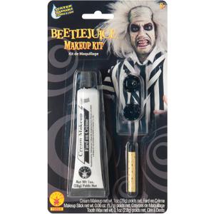 Rubies Beetlejuice: Beetlejuice Makeup Kit for Adults, Men's One Size