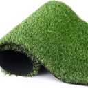 Artificial Grass Turf, 2ft x 3ft (6 ft²) 20mm Pile Height Indoor Outdoor Synthetic Realistic Faux Fake Astroturf Rug Carpet Mat for Balcony Decor Playground Patio Dogs