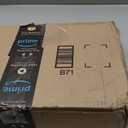 Haton Window Privacy Film, Stained Glass Rainbow Film Decorative Window Clings, Static Cling Sun Blocking Sticker Decal Covering Tint for Home Heat Control, Non-Adhesive, Brown 35.4" x 78.7"