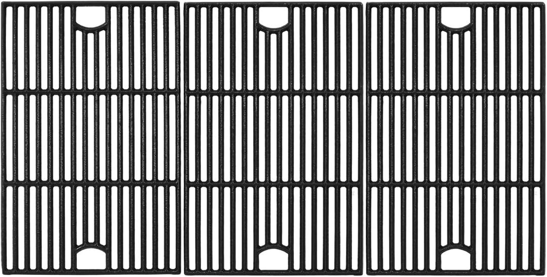 17inch Grill Grates for Nexgrill 6 Burner 720-0896 720-0896B 720-0896E 720-0898 720-0896X 720-0896C 720-0896CP 720-0898A , Cast Iron Cooking Grids for Homedepot Nexgrill 6-Burner Deluxe 720-0896,3Pack