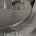 Mini Split Line Set 1/4" & 3/8" Insulated Copper Aluminum Line Set -16FT Copper Aluminum Pipes,Mini Split Air Conditioner (1/4+3/8)