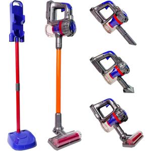 VARANO 3-in-1 Kids Vacuum That Really Works, Toddler Toy Vacuum Cleaning Toys for Kids Aged 3+, Fun Kids Working Play Vacuum Cleaner with Working Suction for Realistic Pretend Play (Classic Edition)