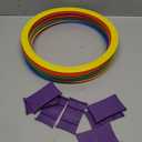 Alomejor Jumping s Game Game Multi Colored 10pack Plastic and Connectors for Children and Kids