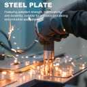 4 Pcs 20 Gauge Steel Sheet Metal 16" x 16" Cold Rolled Steel Plate Sheet Metal Weldable for DIY Projects, Industrial, Professional