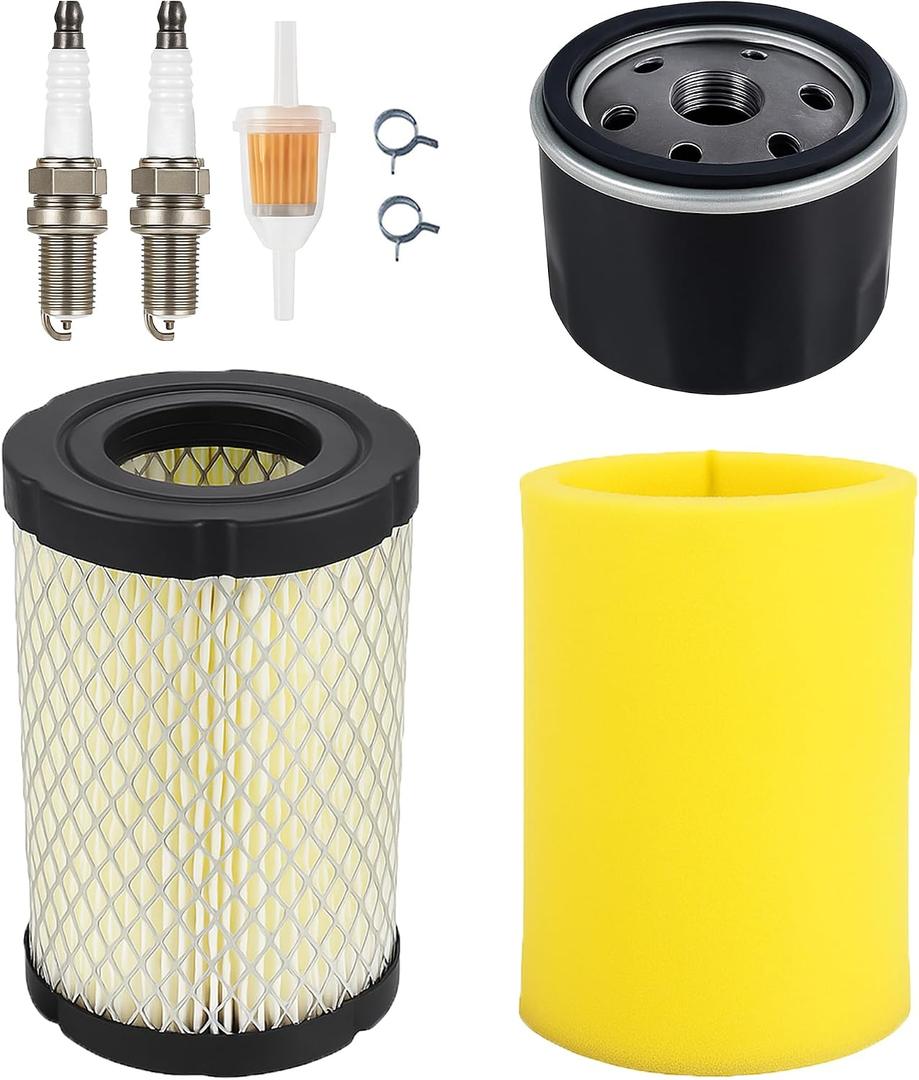 YTH18542 Air Filter Oil Filter Tune Up Kit for Husqvarna YTH18542 Mower Craftsman 917.289244 917.288620 917.203810 917.203830 917.288070 917.288516 917.288525 Mower W/ 19.5hp 20hp 21hp Engine