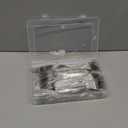 Nuenen 150 Pcs Stainless Steel Set 75 Dinner Forks and 75 Knives, Metal Steak Knives Forks Flatware Tableware Cutlery Set for Home Restaurant(Silver,8.4 x 0.7 Inch,7.1 x 1 Inches)