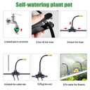 50Ft Drip Irrigation System 360Adjustable Atomizing Copper Nozzle Irrigation System for Garden Watering System 5/16"Bendable Drip Irrigation Kit for Garden Yard Lawn Plants (50FT)
