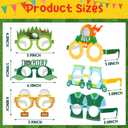 24 Pcs Golf Themed Party Paper Eyeglasses Photo Booth Props Colorful Novelty Golf Ball Cart Paper Glasses Decorations for Adult Ball Sports Theme Birthday Party Decoration