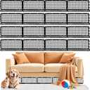 16 Pcs Under Couch Blocker for Pet Under Bed Blocker Adujstable Couch Barrier Sofa Blocker for Couch Bed