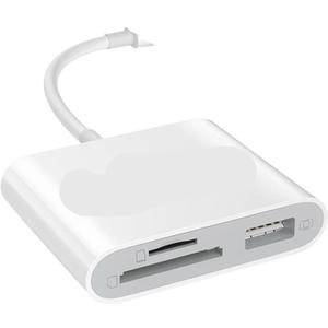 3 in 1 SD TF Memory Card Reader for 14 13 12 11 15 Pro Max XS XR USB Camera OTG Adapter Cardreader(3 in 1 Type C)
