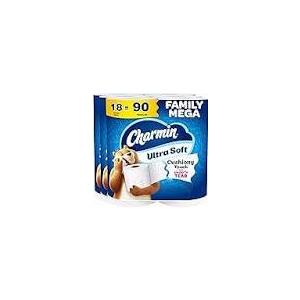 Charmin Ultra Soft Toilet Paper 6 Mega Rolls = 30 Regular Rolls