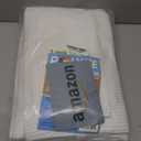 POLYTE Oversize, 60 x 30 in., Quick Dry Lint Free Microfiber Bath Towel Set, 6 Piece (White, Waffle Weave)
