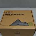 KeaBabies Baby Wrap Carrier Ring Sling - Easy to Wear, Adjustable D-Lite Baby Carrier Newborn to Toddler, Infant Carrying Shirt, Hands Free Bonding, Breathable Fabric Wearing Wrap (Graphite)