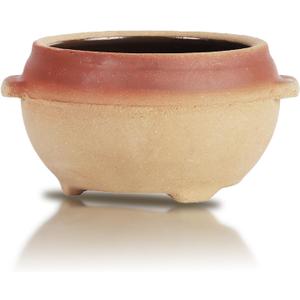 Fireproof Burning Bowl with Handle Handmade Natural Clay Smudge Pot, Ceramic Fire Safe Bowl for Meditation Ceremonial,Sage Cleanse, Incense, Intention Paper