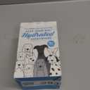 lesotc Dog Water Bottle, Portable Water Dispenser with Bowl, Leak Proof Pet Travel Squeeze Bottle, Puppy Essentials Dog Stuff Accessories for Outdoor Walking, Hiking, Camping (18 Ounces, Light Blue)