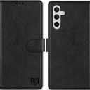 ZZXX for Samsung Galaxy S25 Wallet Case with [RFID Blocking] Card Slot Kickstand Magnetic Closure Leather Flip Fold Protective Phone Case for Samsung Galaxy S25 5G Case Wallet(Black-6.2 inch)
