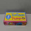 Balloon Pump Hand Held, Inflator Air Pump for Balloons - 2Way Dual Action, 2Pack: Friends can Help - Easy to Use, 100% - Sturdy Balloon Inflator Pump